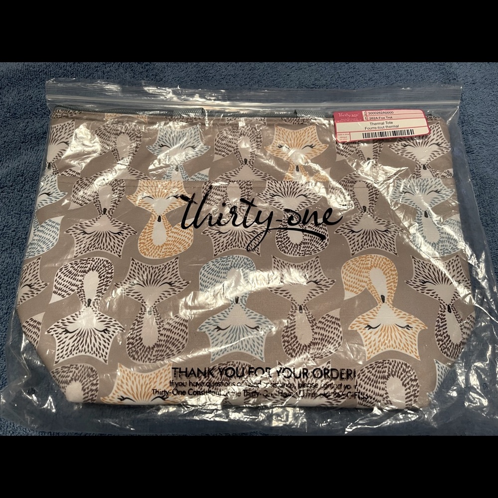 NEW Thirty-one Fox Trot Thermal Tote